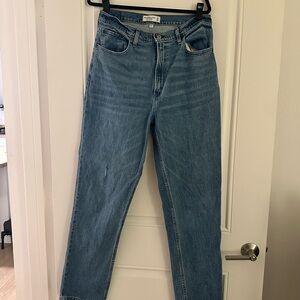 Abercrombie & Fitch Light Blue Ultra High Rise Jeans